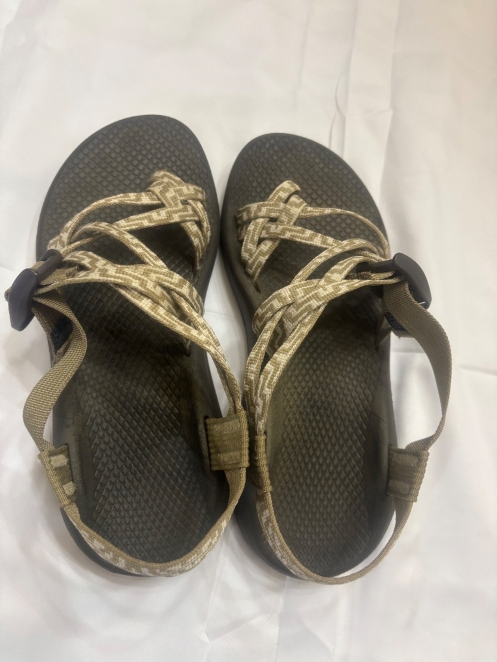 Chaco ZCloud X2 Brown/Tan Size 7 Beach Poolside Vacation Resort Comfortable - Picture 2 of 6